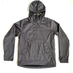 Prana men’s lightweight running outdoor quarter zip windbreaker hooded jacket